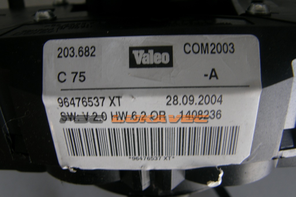 PEUGEOT 407 ZAVOJNICA VOLANA 407 RUČICE VOLANA 96476537XT