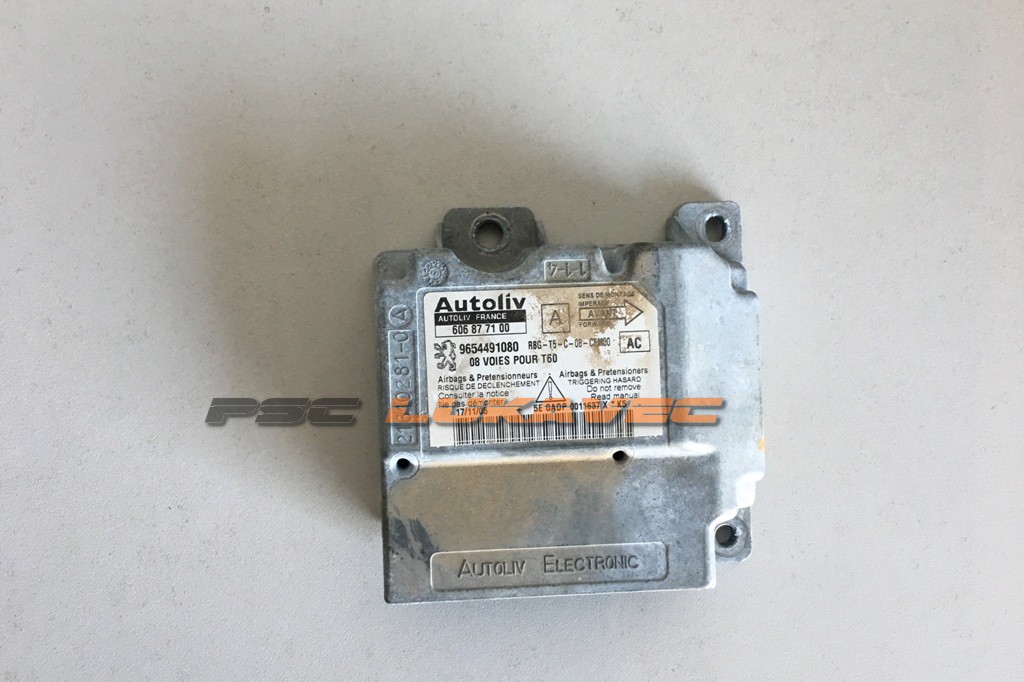 PEUGEOT 307 CENTRALA ZRAČNIH JASTUKA 9654491080 2006.