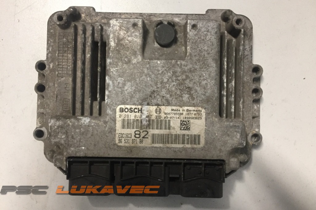 PEUGEOT 206 KOMPJUTER MOTORA 1.4 HDI EDC16C3 9653197180
