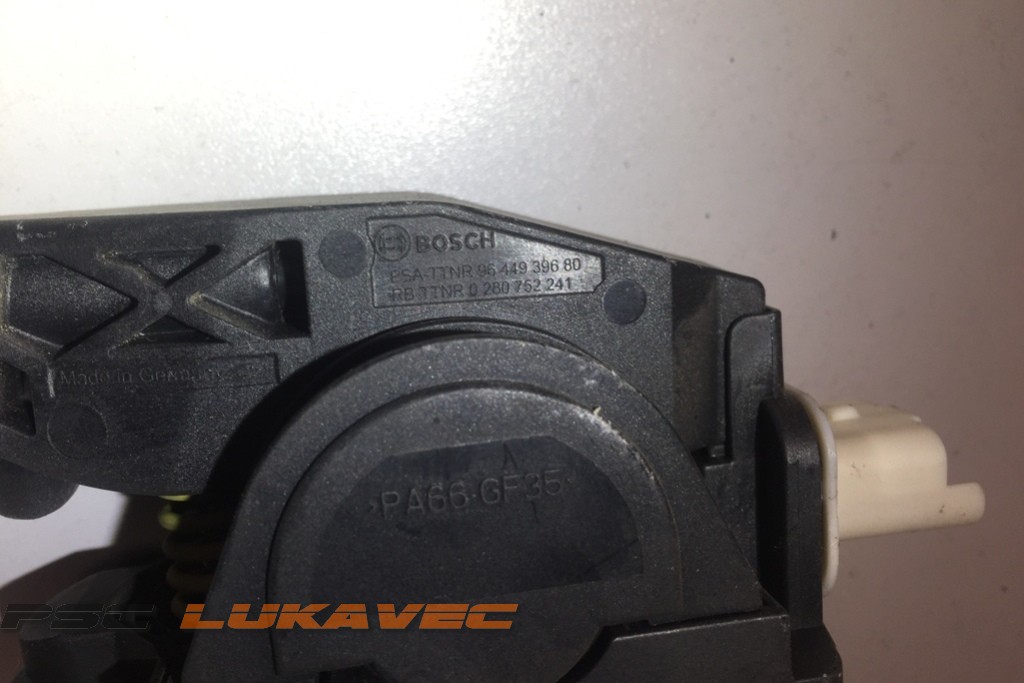 PEUGEOT 407 POTENCIOMETAR GASA 9644939680 0280752241 1601N5 2004.