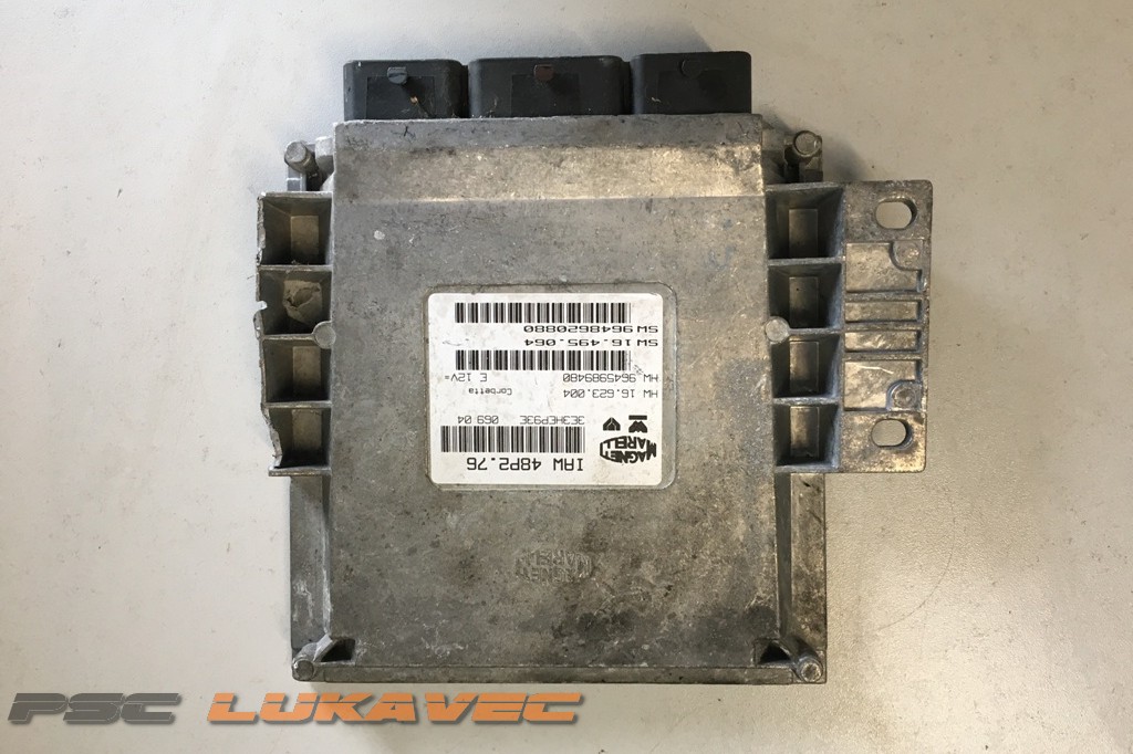 PEUGEOT 206 KOMPJUTER MOTORA IAW 48P2.76 9648620880 1.1