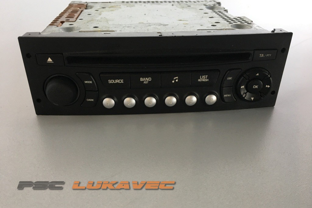 PEUGEOT 207 CD RADIO 96613826XT