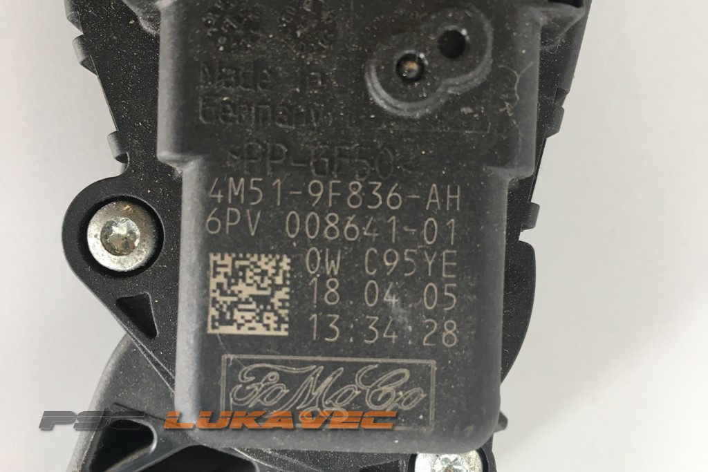 FORD FOCUS POTENCIOMETAR FOCUS PAPUČICA GASA 4M519F836AH