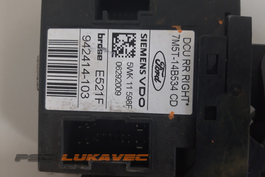 FORD FOCUS PODIZAČ STAKLA ZADNJI DESNI 7M5T14B534CD