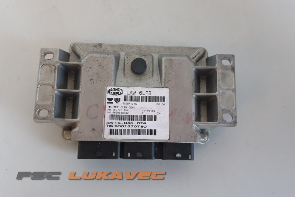 PEUGEOT 407 KOMPJUTER MOTORA 9661570780 IAW6LPB