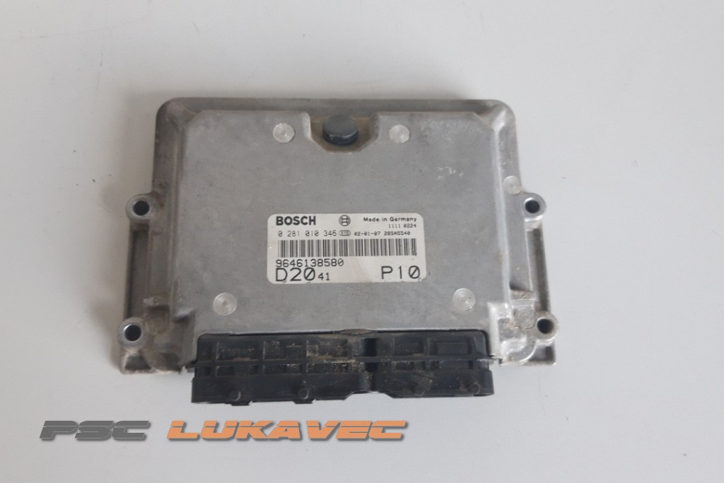 CITROEN JUMPER KOMPJUTER MOTORA 2.0 HDI 9646138580 0281010346