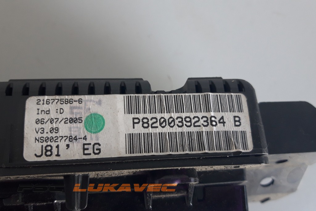 RENAULT ESPACE 4 INSTRUMENT TABLA ESPACE 4  KILOMETAR SAT 8200392364B