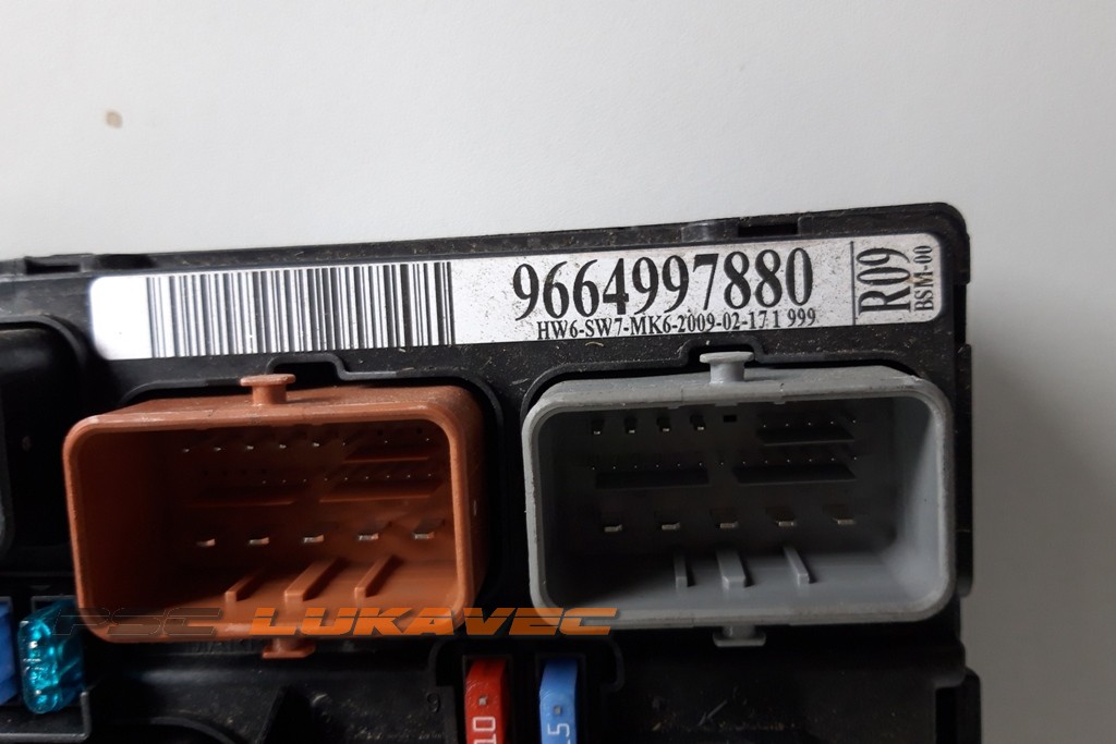 PEUGEOT 207 KUTIJA OSIGURAČA BSM R09-00 9664997880