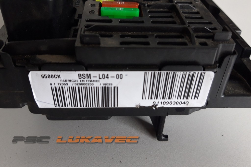 CITROEN C4 KUTIJA OSIGURAČA BSM L04-00 6500CK