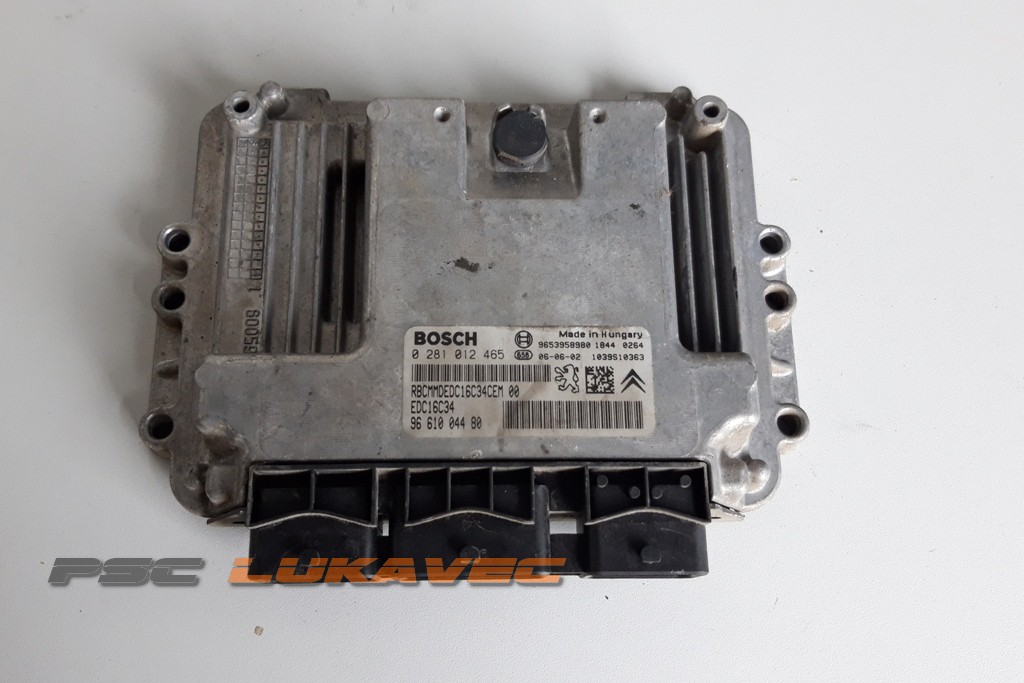 PEUGEOT 207 KOMPJUTER MOTORA 1.6 HDI 9661004480 EDC16C34