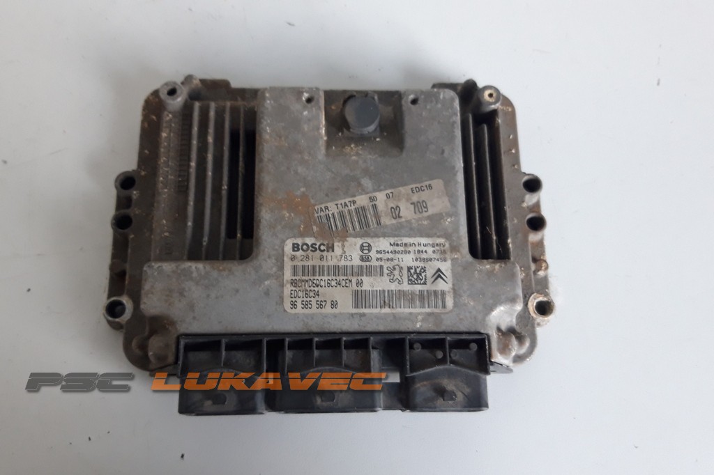 PEUGEOT 206 KOMPJUTER MOTORA 1.4 HDI 9658556780