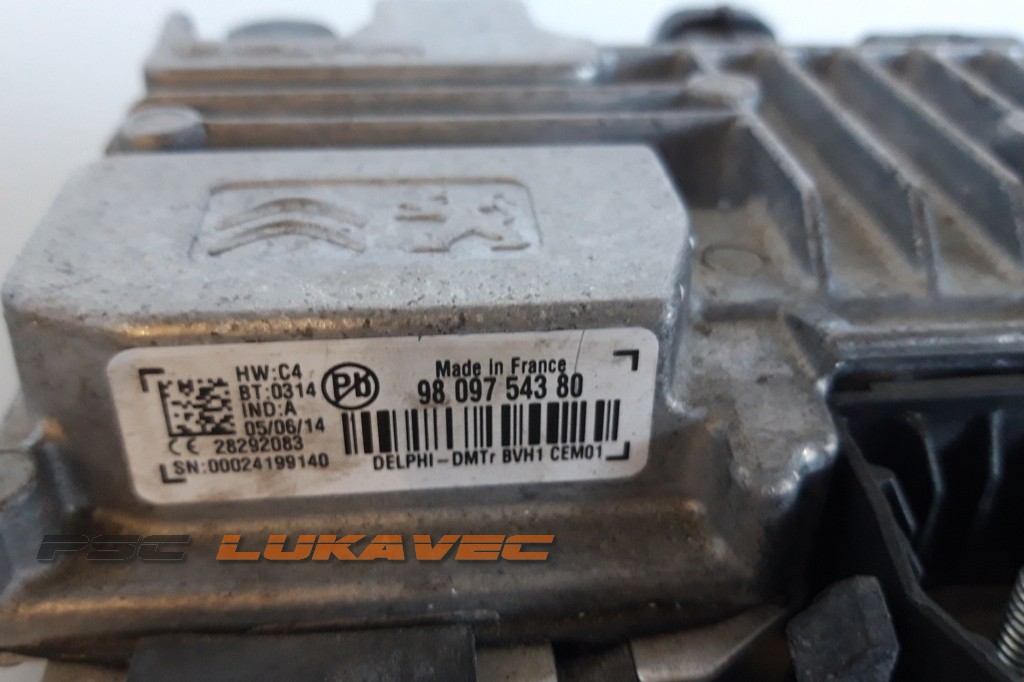 CITROEN DS3 START STOP KOMPJUTER 9809754380