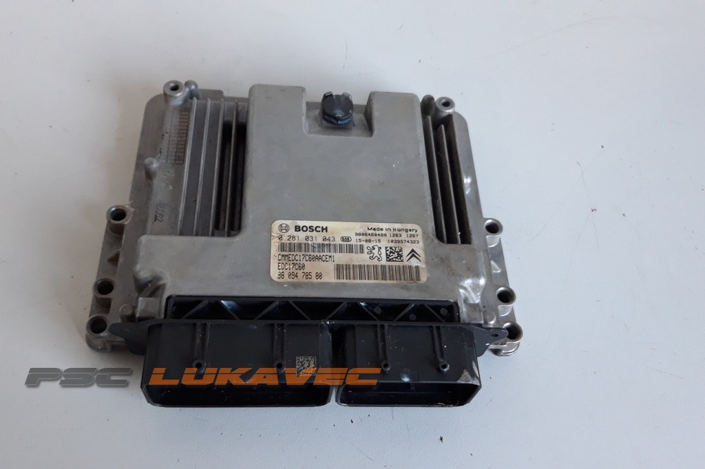 PEUGEOT 308 KOMPJUTER MOTORA 1.6 HDI 9809478580 EDC17C60