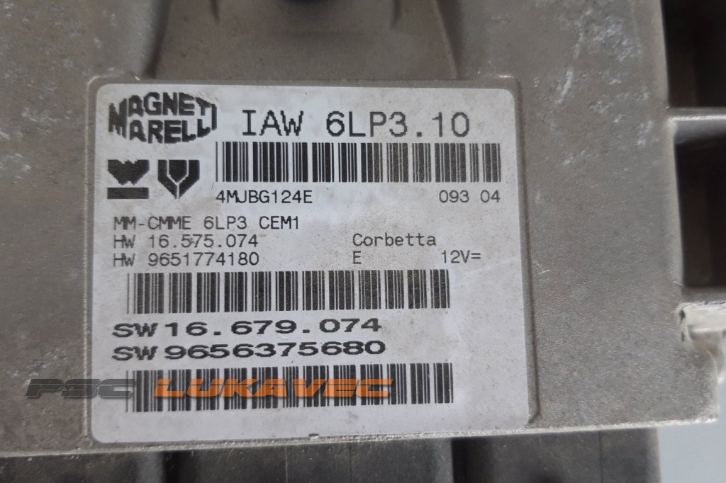 PEUGEOT 407 KOMPJUTER MOTORA 2.2 16V 9656375680