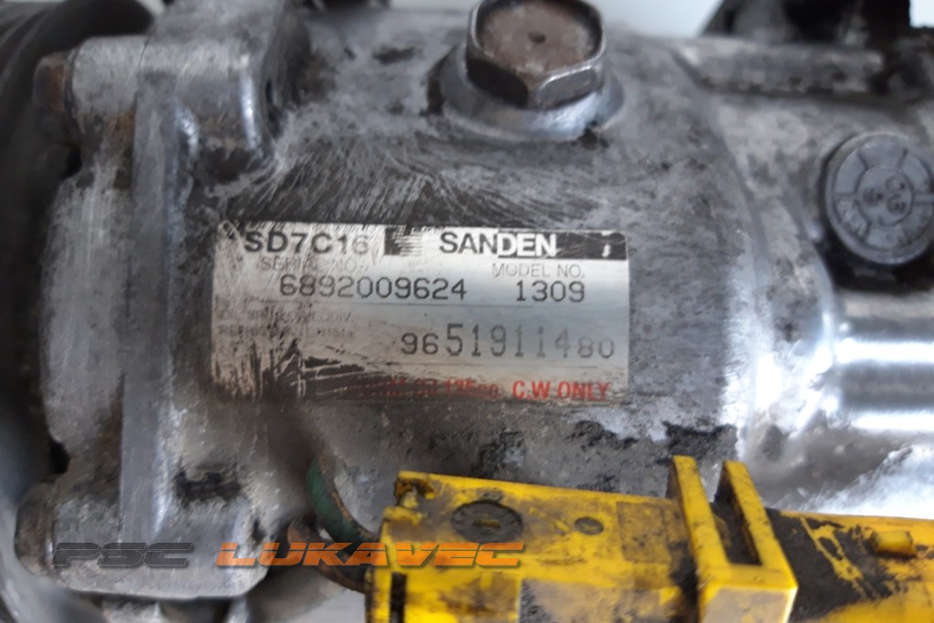 PEUGEOT 308 KOMPRESOR KLIME 9651911480