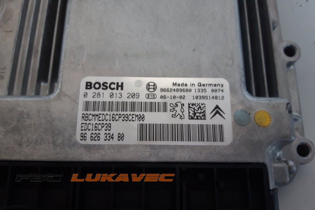 PEUGEOT 407 KOMPJUTER MOTORA 2.2 HDi 9662633480