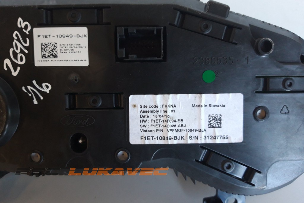 FORD FOCUS INSTRUMENT TABLA 1.0 Ti-VCT F1ET10849BJK
