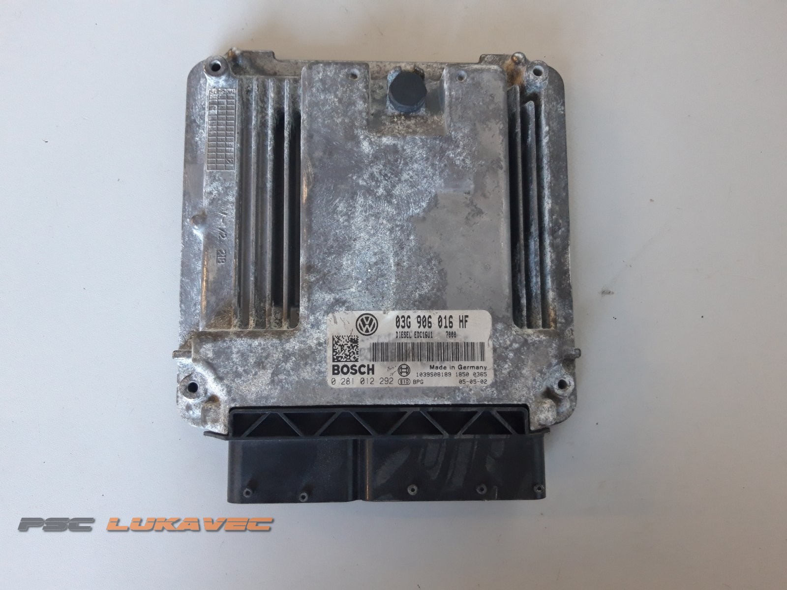ŠKODA OCTAVIA KOMPJUTER  MOTORA 2.0 TDi 03G906016HF 0281012292