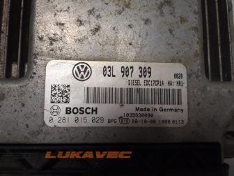 VW PASSAT B6 KOMPJUTER MOTORA 2.0 TDI 03L907309 0281015029