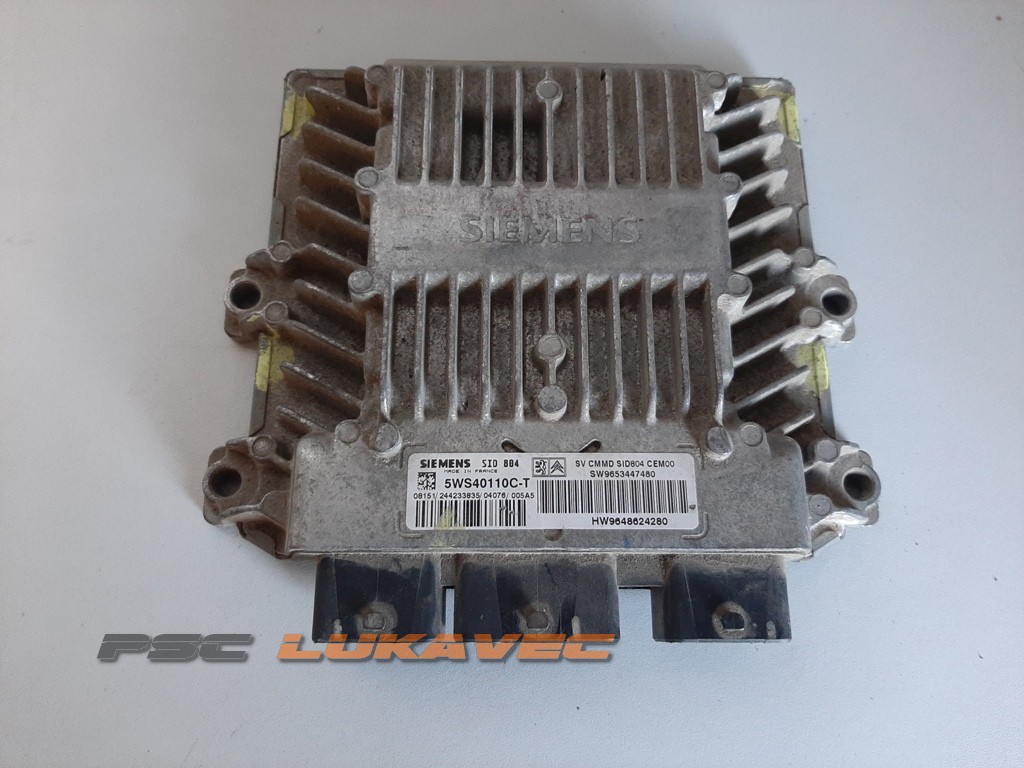 CITROEN C3 KOMPJUTER MOTORA 1.4 HDI SID 804 9653447480 5WS40110CT