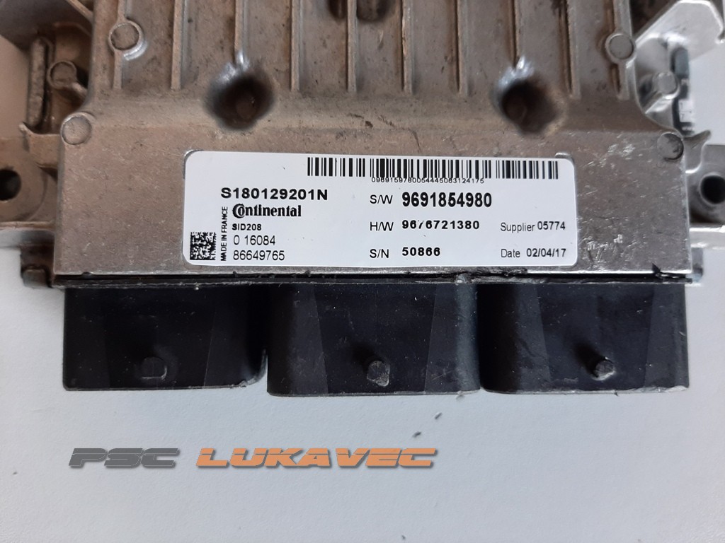 FIAT DUCATO KOMPJUTER MOTORA 2.2 HDI SID 208 9691854980 9691519880