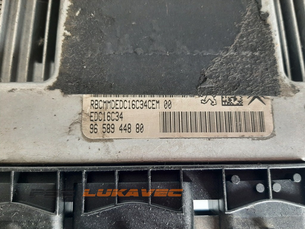 PEUGEOT 307 KOMPJUTER MOTORA 1.6 HDI EDC16C34 9658944880