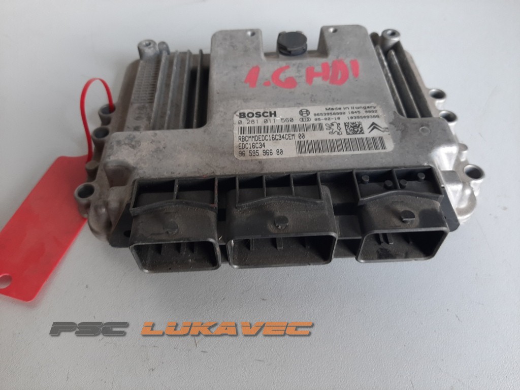 PEUGEOT 206 KOMPJUTER MOTORA 1.6 HDI EDC16C34 9659596680