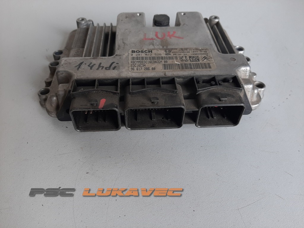 PEUGEOT 207 KOMPJUTER MOTORA 1.4 HDI EDC16C34 9661728680