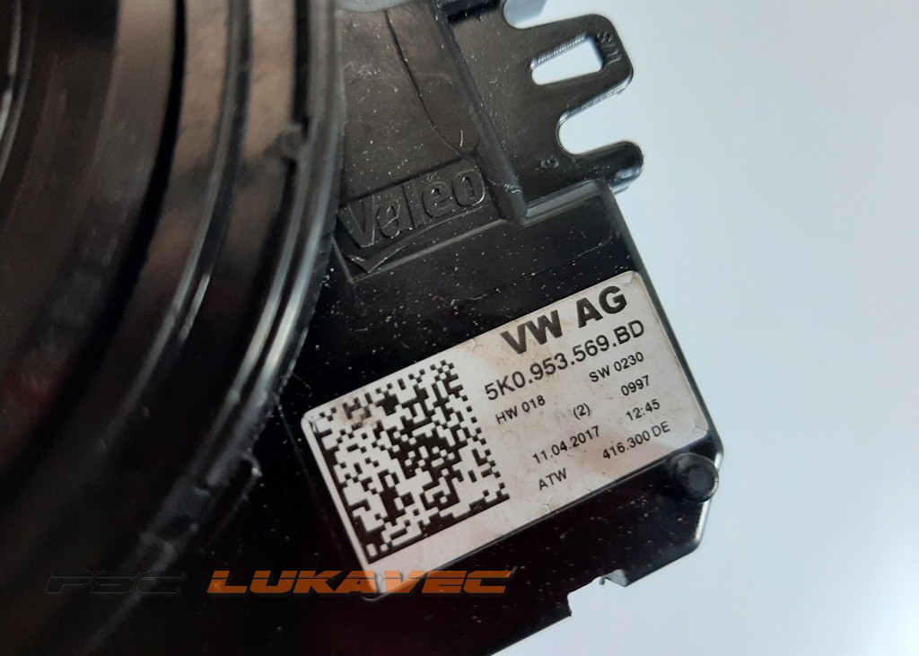 AUDI A1 ZAVOJNICA VOLANA 5K0953569BD