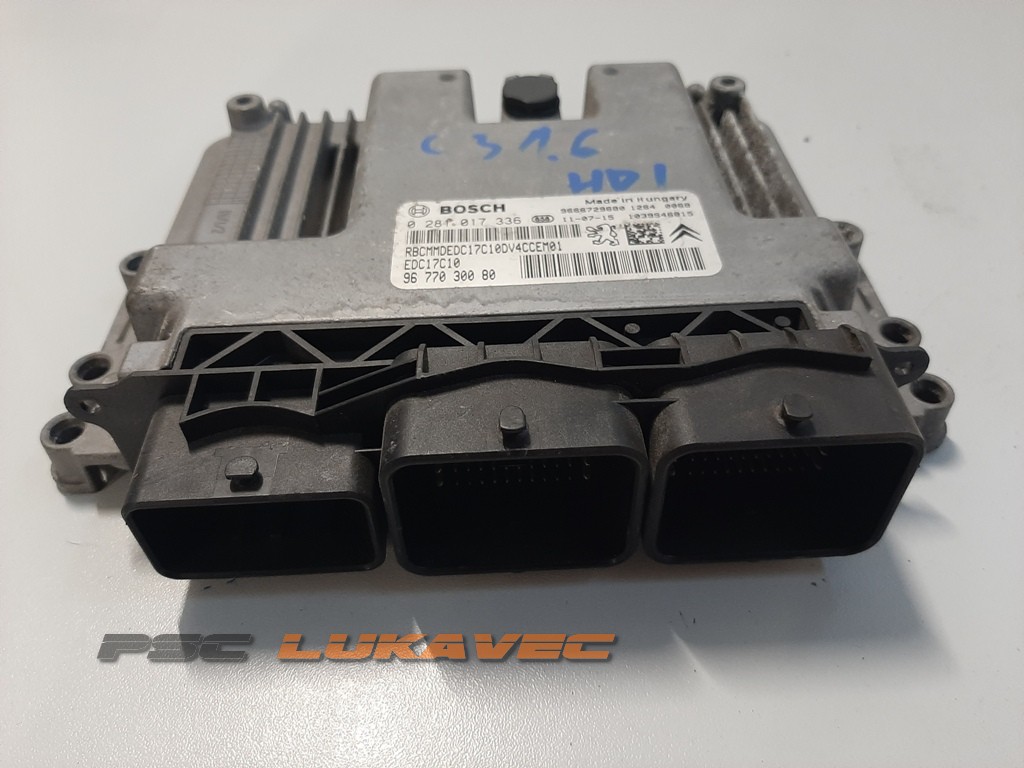 CITROEN C3 KOMPJUTER MOTORA 1.4 HDI EDC17C10 9677030080