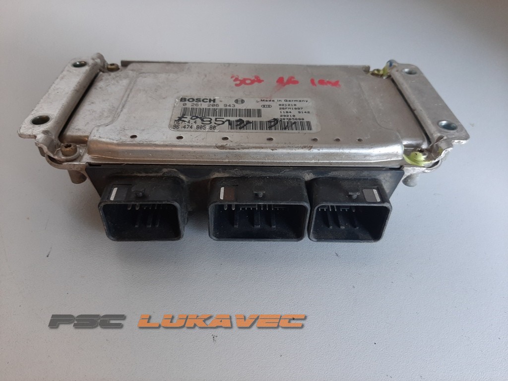 PEUGEOT 307 KOMPJUTER MOTORA 1.6 16V 9647480580 0261206943