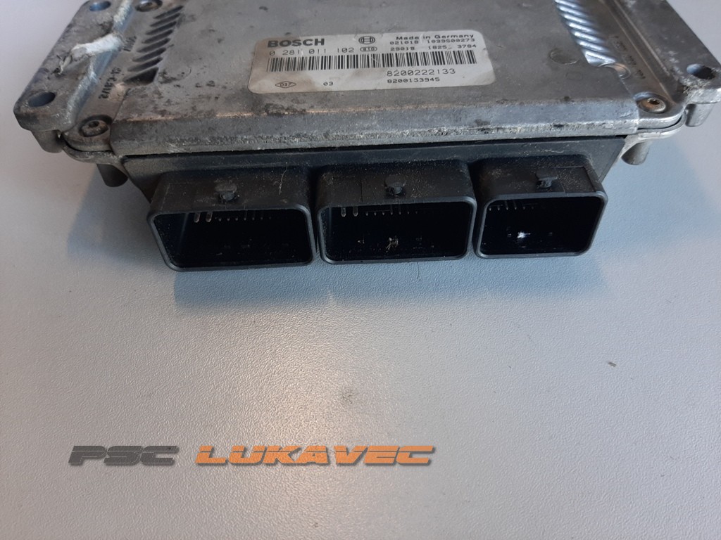 RENAULT LAGUNA 2 KOMPJUTER MOTORA 1.9 DCI 8200222133 0281011102