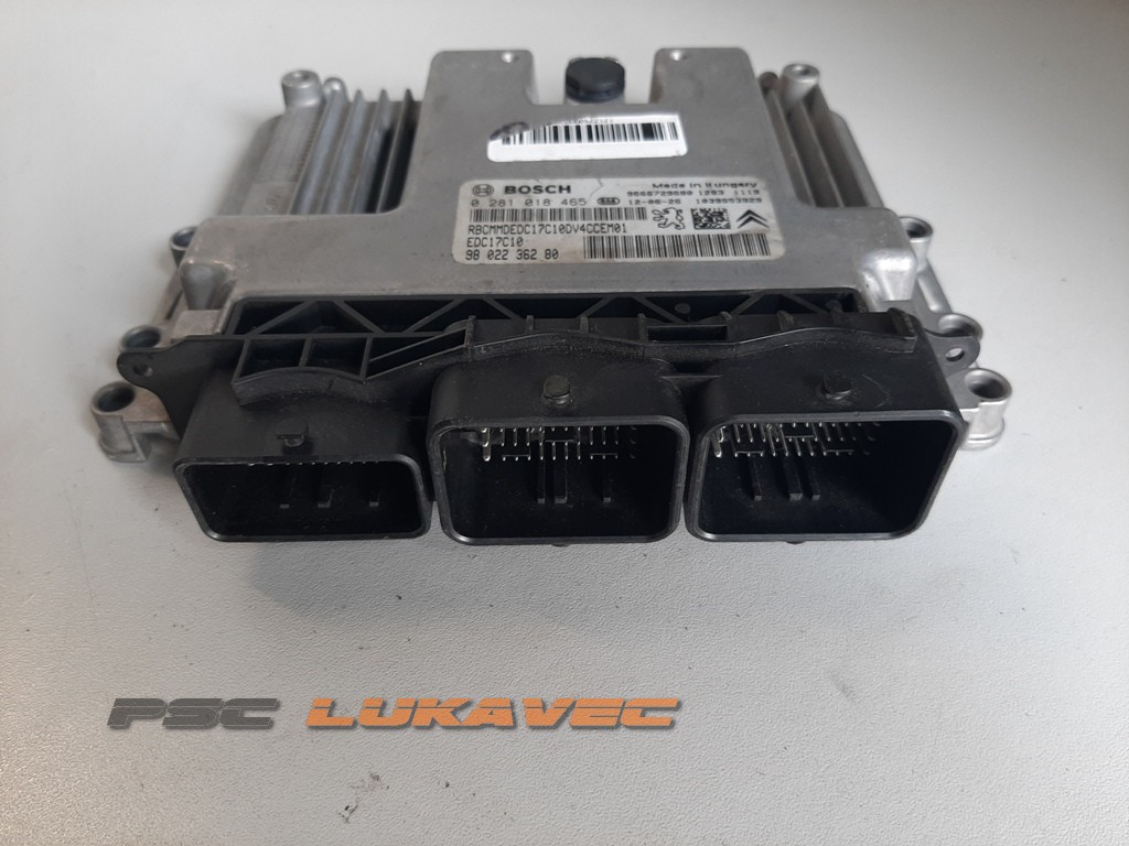 CITROEN C3 KOMPJUTER MOTORA 1.4 HDI EDC17C10 0281018465