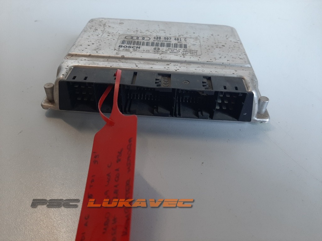 AUDI A6 KOMPJUTER MOTORA 2.5 TDI 0281001836 4B0907401C