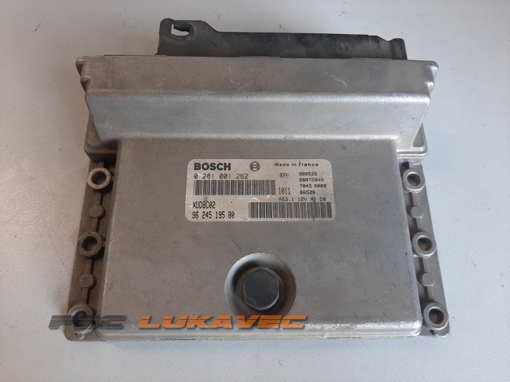 PEUGEOT 406 KOMPJUTER MOTORA 1.9 TD 0281001262 9624519580