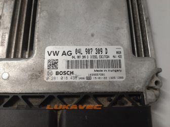 AUDI A3 KOMPJUTER MOTORA 2.0 TDI 04L907309D 0281018498