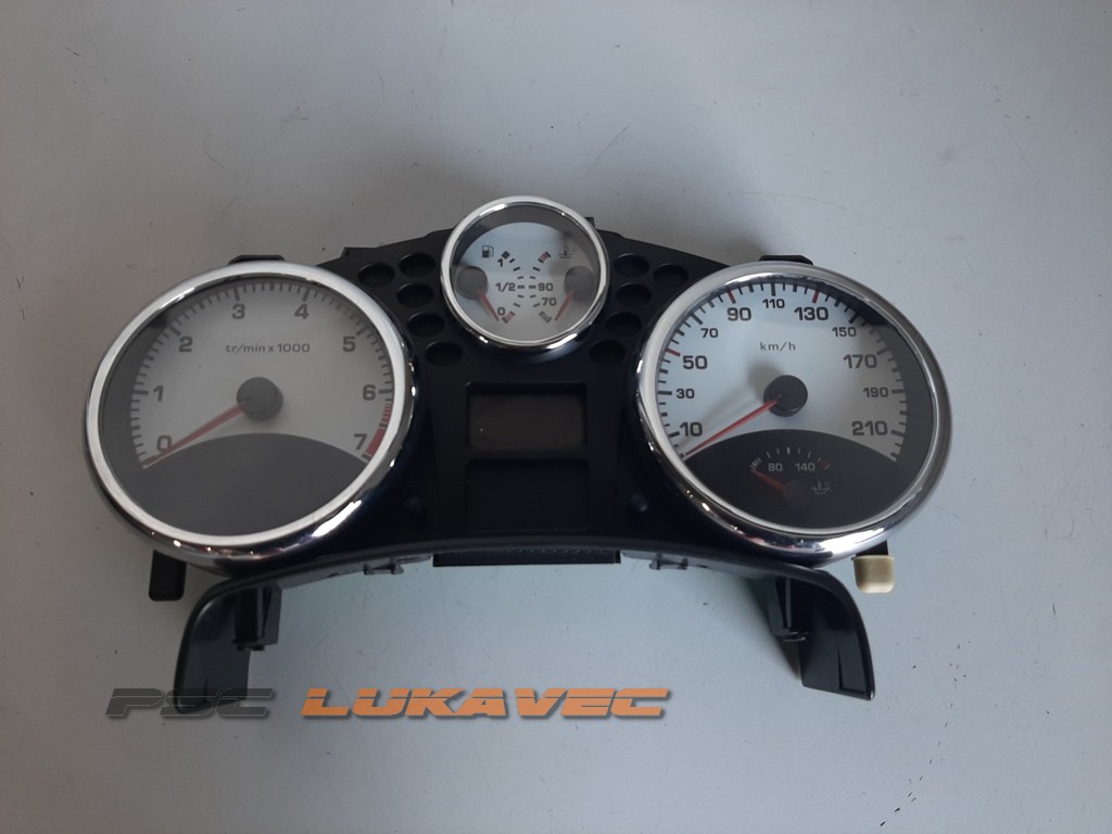 PEUGEOT 207 INSTRUMENT TABLA 207 KILOMETAR SAT 9662904080