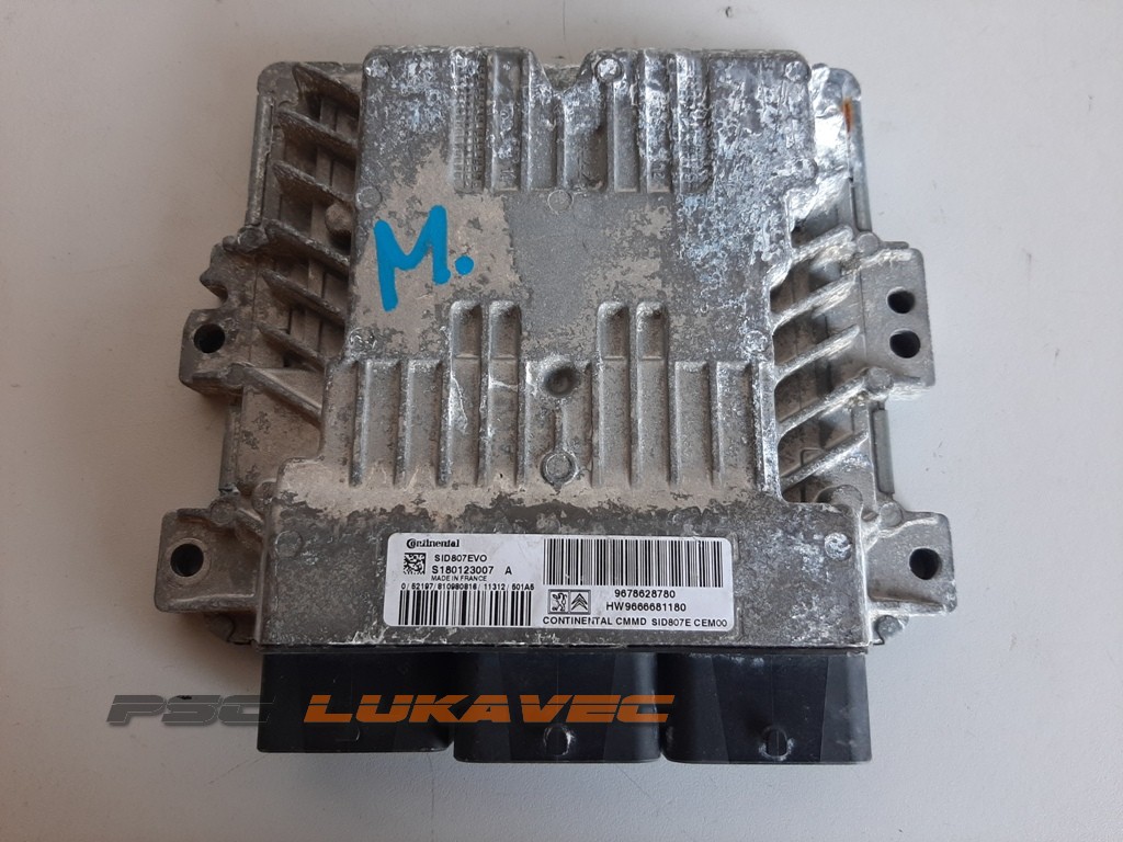 PEUGEOT 308 KOMPJUTER MOTORA 1.6 HDi SID807EVO 9678628780