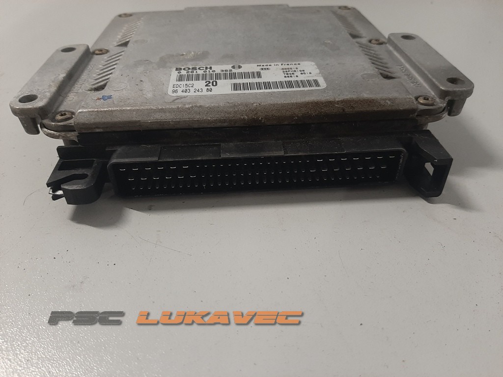 PEUGEOT 306 KOMPJUTER MOTORA 2.0 HDI EDC15C2 0281010362 9640324380