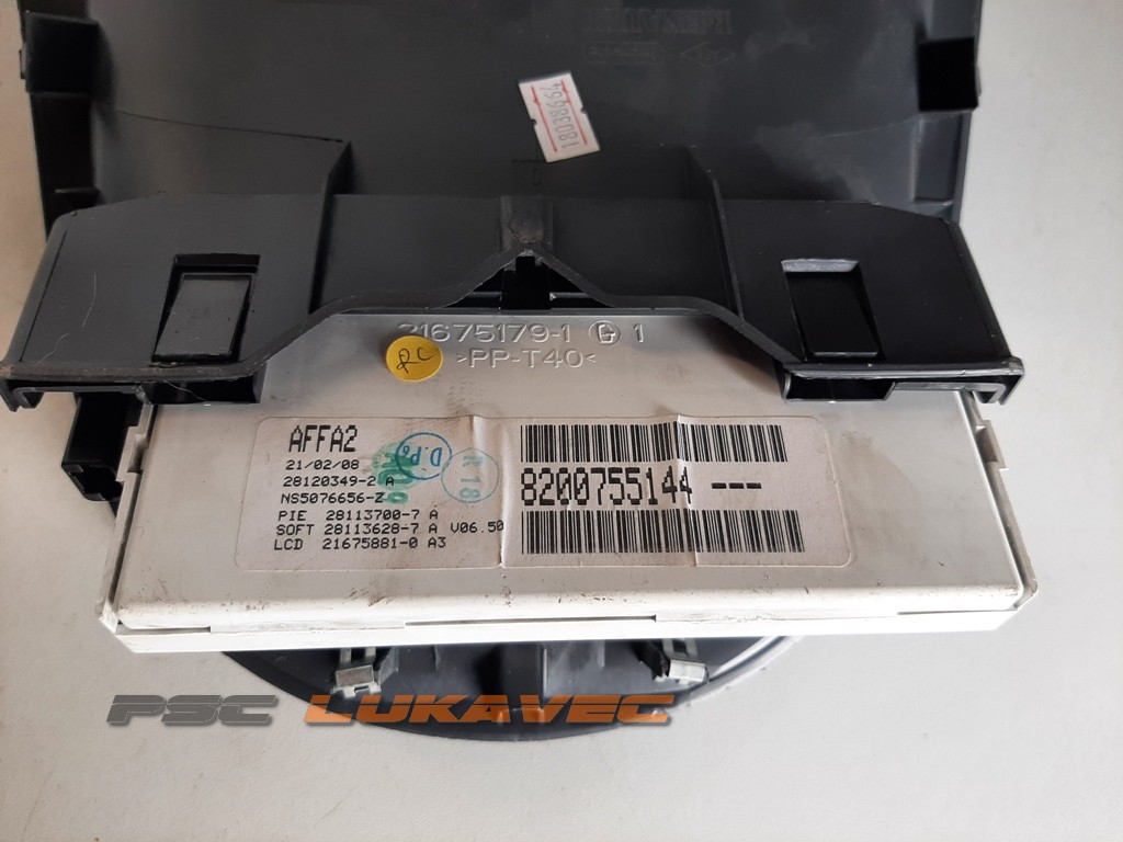 RENAULT CLIO 3 DISPLEJ 8200755144 2008.