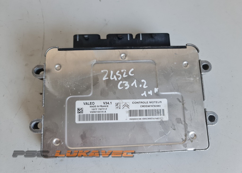 PEUGEOT 207 VALEO KOMPJUTER MOTORA V29010314A