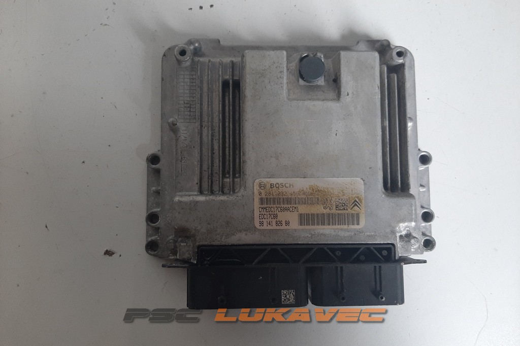 PEUGEOT 308 II 1.6 HDI KOMPJUTER MOTORA EDC17C60 0281032456