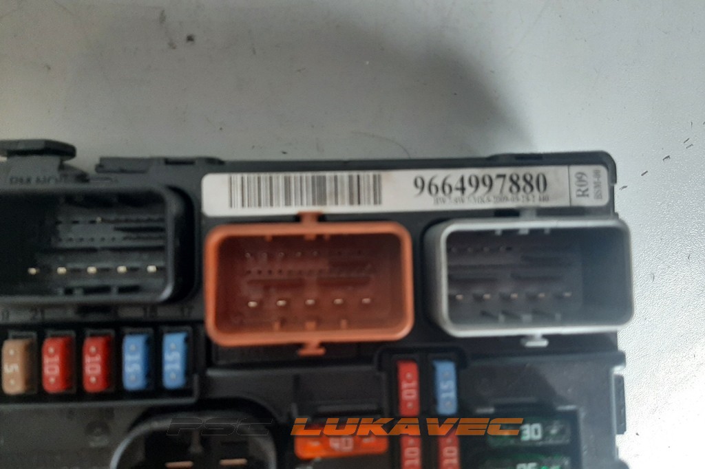 PEUGEOT 207 BSM R09-00 KUTIJA OSIGURAČA 9664997880