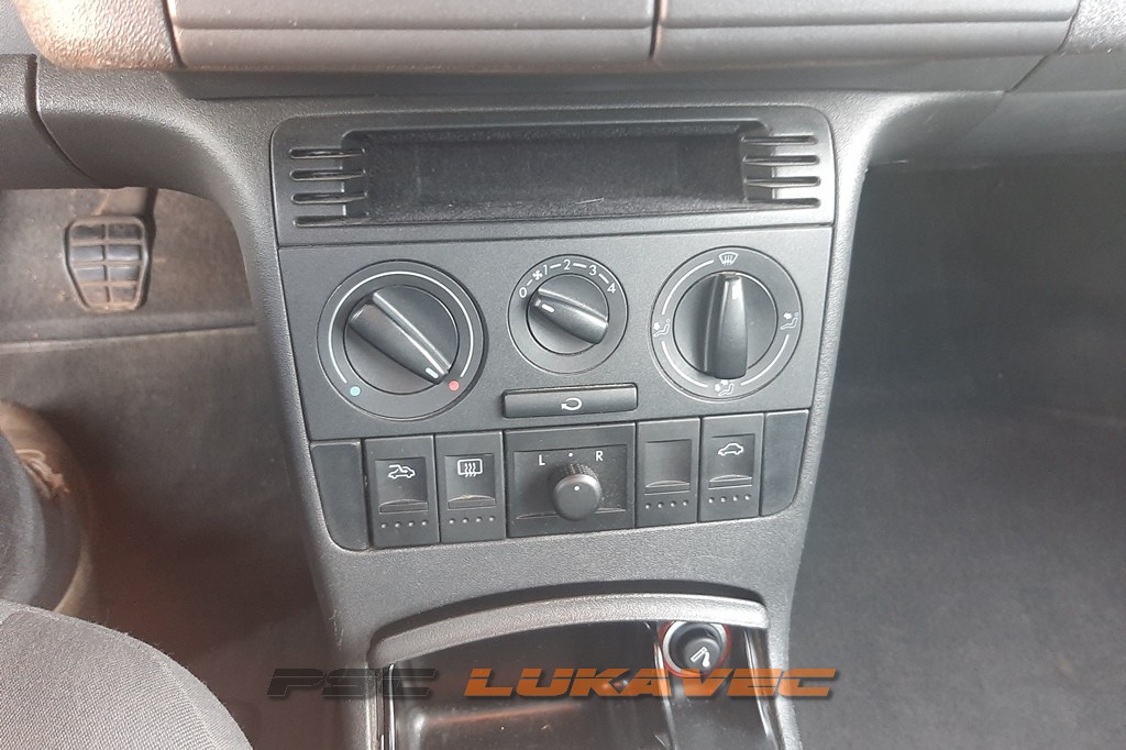 VW LUPO 1.4 2005. PREKIDAČI VENTILACIJE