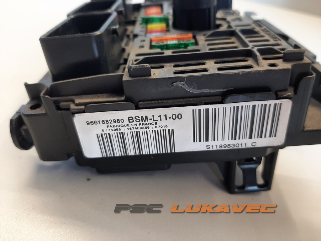 CITROEN C4 KUTIJA OSIGURAČA C4 BSM L11-00 9661682980