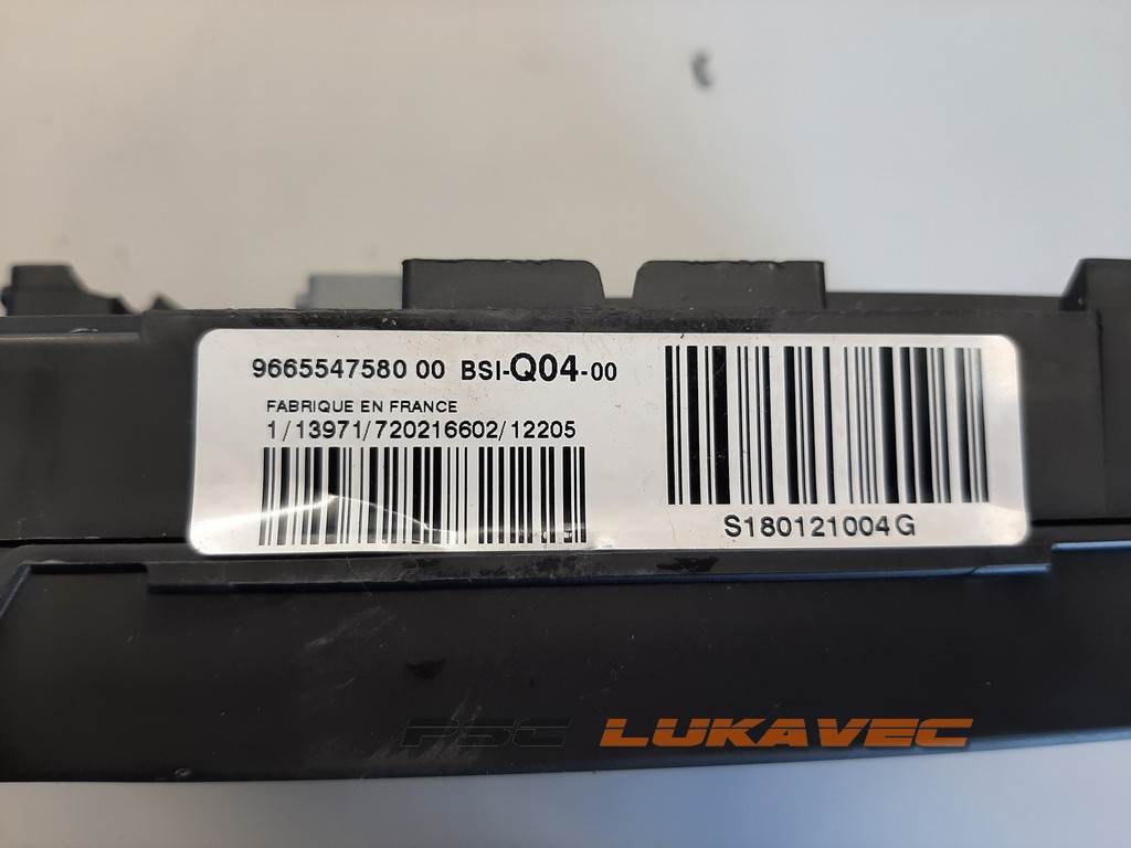 PEUGEOT 508 KUTIJA OSIGURAČA 9665547580 BSI Q04-00
