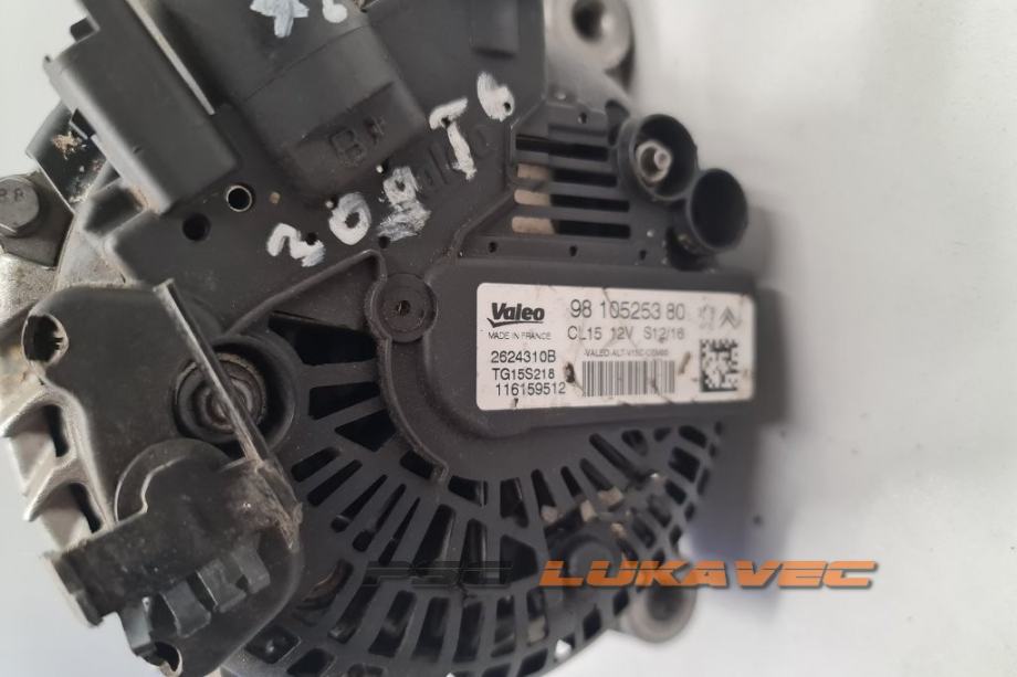 CITROEN C4 II ALTERNATOR  9810525380 1.6 BlueHDI