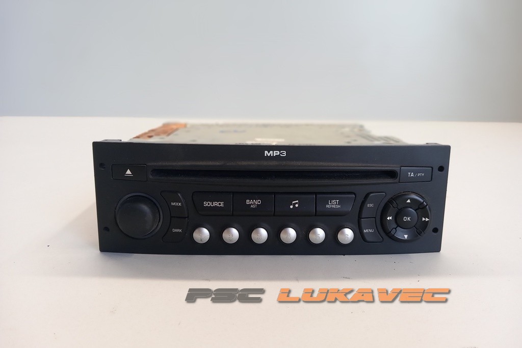 PEUGEOT 207 CD RADIO MP3 96643698XT