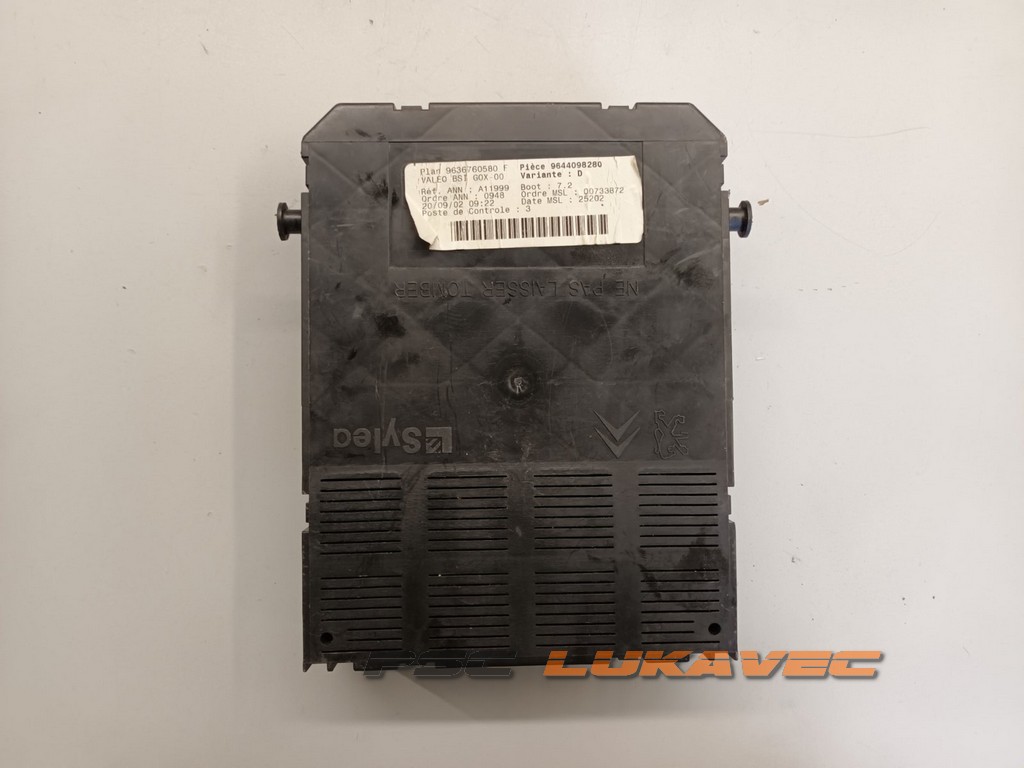 PEUGEOT 307 KUTIJA OSIGURAČA BSI G0X-00 9636760580