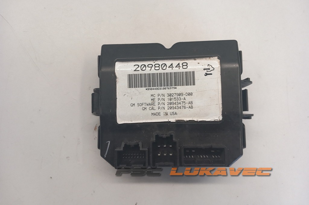 OPEL INSIGNIA MODUL CENTRALNOG ZAKLJUČAVANJA 20980448